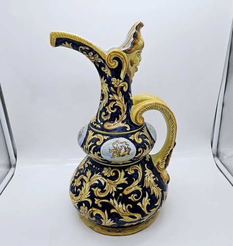 Faience french pottery large - french,