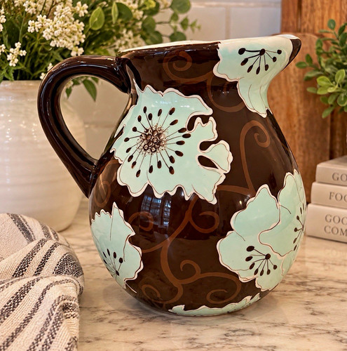 Gates ware ceramic pitcher - gates,