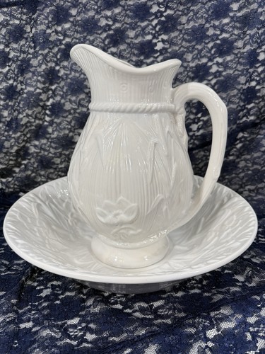 Vintage ceramic pitcher - ceramic,