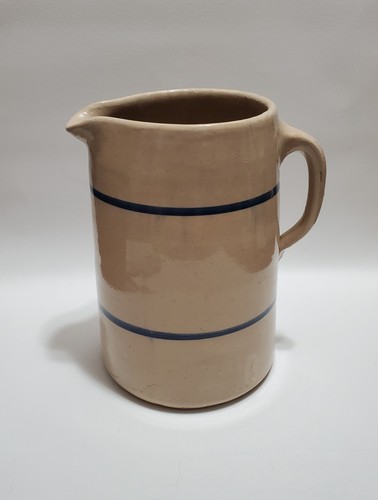 Vintage large glazed - glazed, pottery